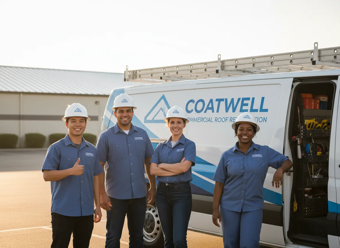 Commercial roof coating company in Arp, TX